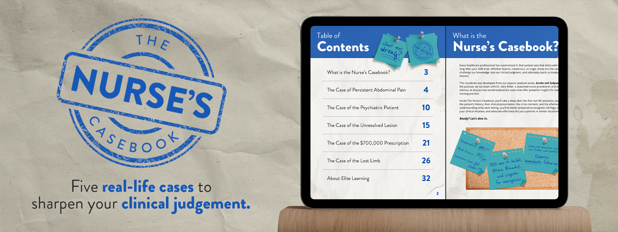 The nurse's casebook